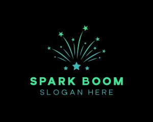 Firecracker - Star Fireworks Display logo design