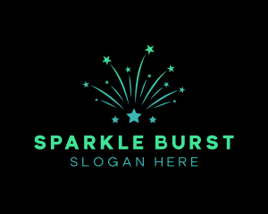 Fireworks - Star Fireworks Display logo design