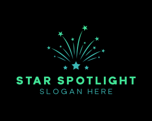 Star Fireworks Display logo design