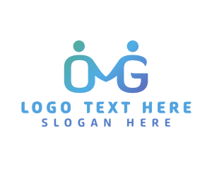 Monogram - Modern Handshake Business logo design