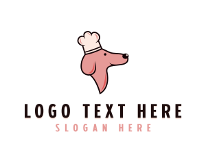 Dog - Chef Toque Dog logo design