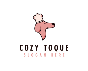 Chef Toque Dog logo design