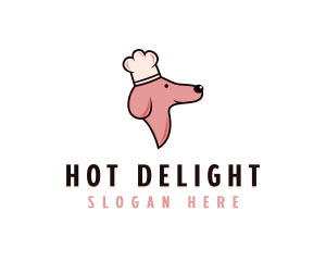 Chef Toque Dog logo design