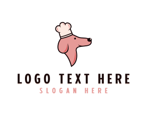 Chef Toque Dog Logo