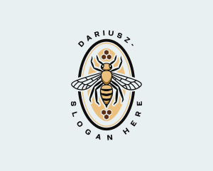 Apiarist - Honeycomb Bee Apiary logo design