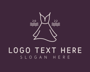 Boutique - Minimalist Dress Apparel logo design