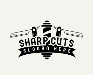 Barber - Barber Razor Haircut logo design