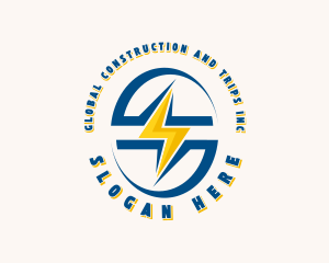 Lightning Bolt Electricity Logo