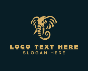 Animal Sanctuary - Elephant Mammoth logo design
