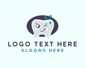 Hygiene - Dental Heart Tooth logo design