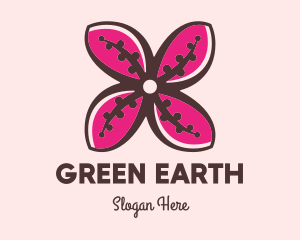 Ecology - Pink Orchid logo design
