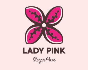 Pink Orchid logo design