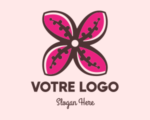Floristry - Pink Orchid logo design