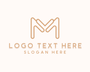 Creative - Agency Company Letter M logo design