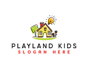 Kindergarten Children Education logo design