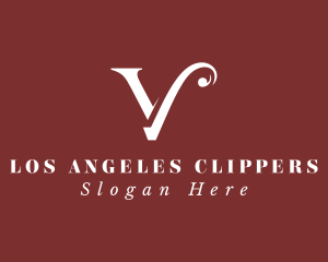 Luxe Company Letter V Logo