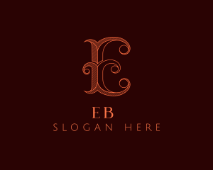 Customize - Ornate Gothic Startup Letter E logo design