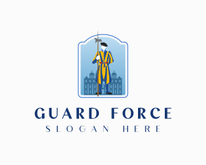 Vatican Swiss Guard logo design