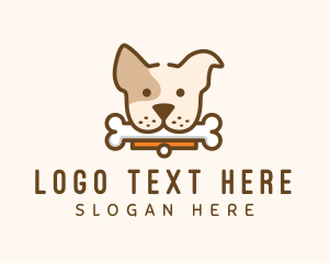 Vet - Pet Dog Bone logo design