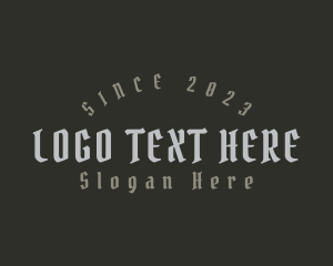 Rustic - Gothic Bistro Pub logo design