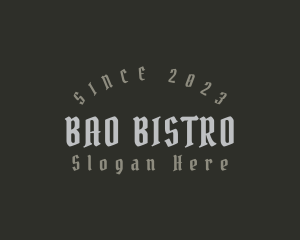 Gothic Bistro Pub logo design