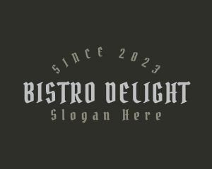 Gothic Bistro Pub logo design