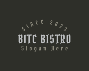 Gothic Bistro Pub logo design