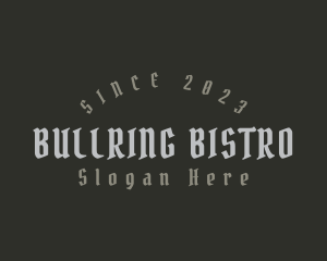 Gothic Bistro Pub logo design