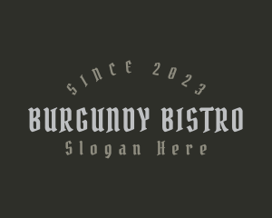 Gothic Bistro Pub logo design