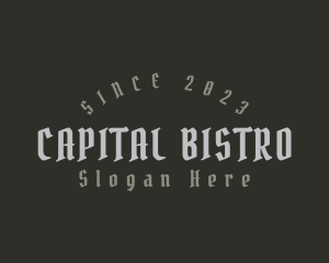 Gothic Bistro Pub logo design