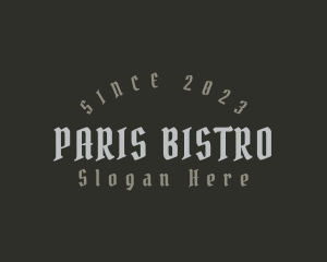 Gothic Bistro Pub logo design