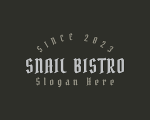 Gothic Bistro Pub logo design