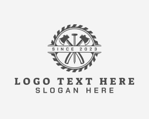 Woodworking - Handyman Carpentry Tools logo design