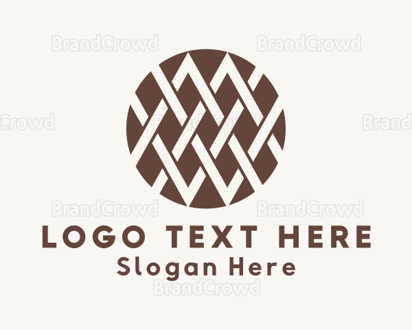 Interweave Textile Pattern Logo