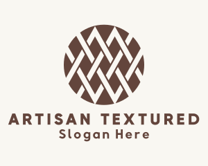 Interweave Textile Pattern logo design