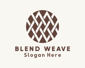 Interweave Textile Pattern logo design