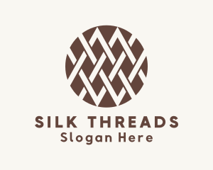 Interweave Textile Pattern logo design