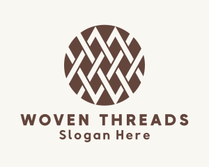 Interweave Textile Pattern logo design