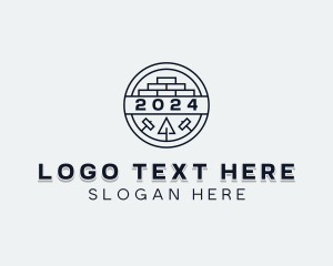 Brick - Masonry Builder Contractor logo design