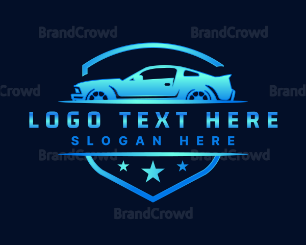 Racing Car Vehicle Logo