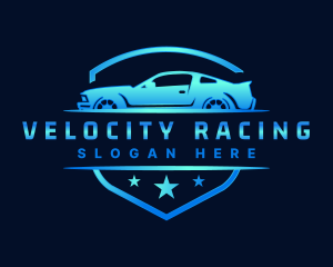 Racing Car Vehicle logo design