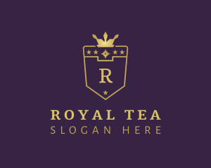 Royal Shield Crown logo design