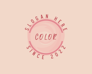 Skincare - Modern Watercolor Circle logo design