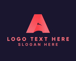 Application - Business Firm Letter A logo design