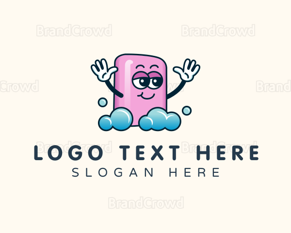 Soap Cleaning Bubbles Logo