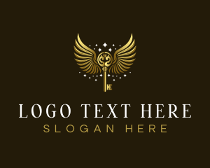 Highend - Elegant Realty Key logo design