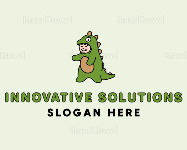 Dinosaur Play Child Logo