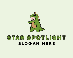 Dinosaur Play Child logo design