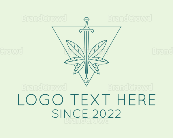 Essential Oil Sword Dropper Logo