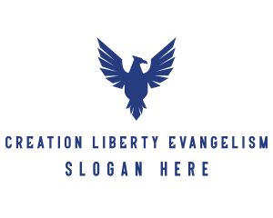 Flying Falcon Bird logo design